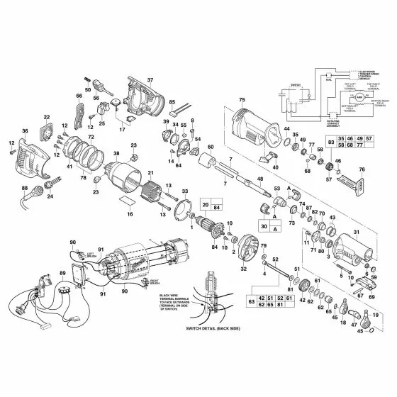 Milwaukee SSPE1300QX 110V RING 31580165 Spare Part