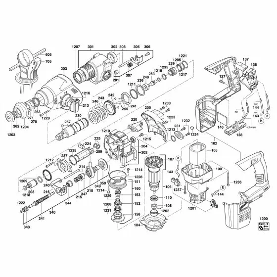 Milwaukee 0756-9 Spare Parts List