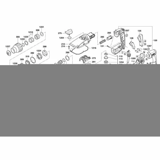 Milwaukee 500S SCREW 4931624236 Spare Part