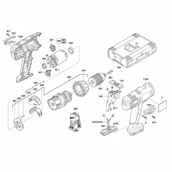 Milwaukee S12TXC Spare Parts List