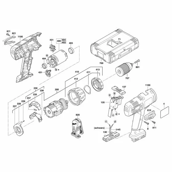 Milwaukee P12T Spare Parts List