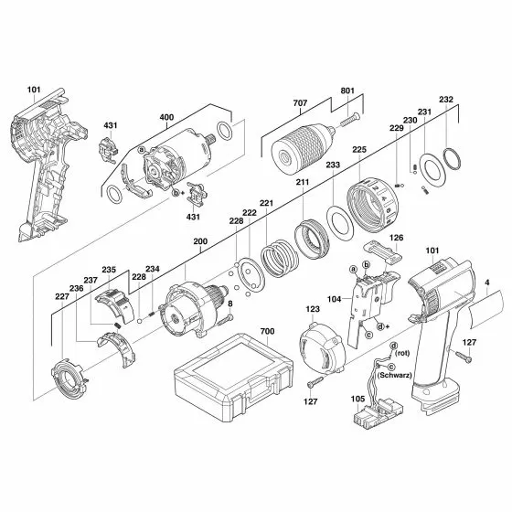 Buy A Milwaukee PDD14.4 LOKTOR Spare part or Replacement part for Your Percussion Drill and Fix Your Machine Today