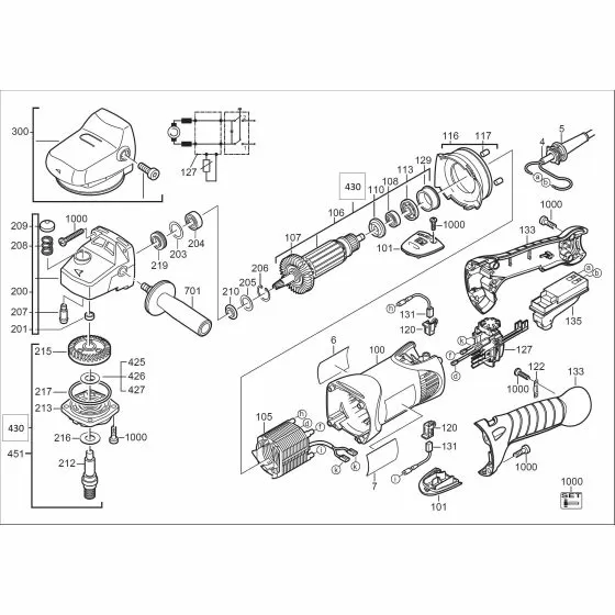 Milwaukee AP 12 E Spare Parts List Type: 4000407506