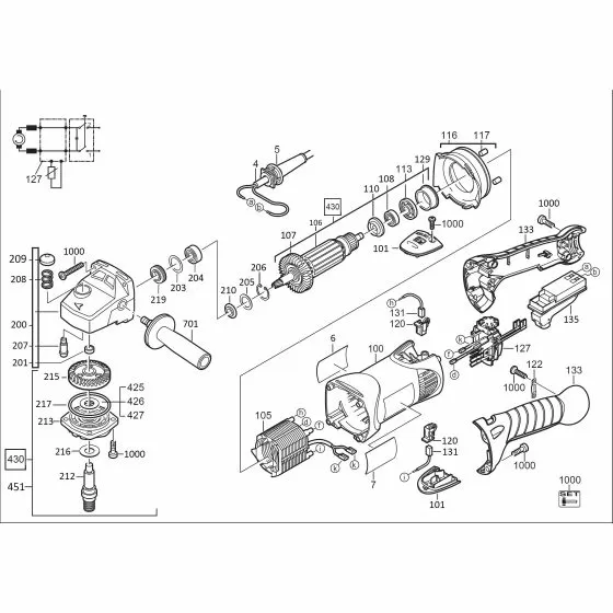 Milwaukee AP 12 E Spare Parts List Type: 4000409555