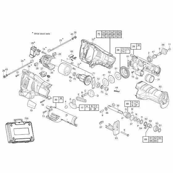 Milwaukee OFSE1000 PRESSURE SPRING 4931378259 Spare Part Exploded Diagram