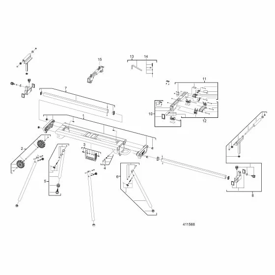 Milwaukee MSL3000 Spare Parts List