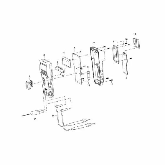 Milwaukee 2217-40 Spare Parts List