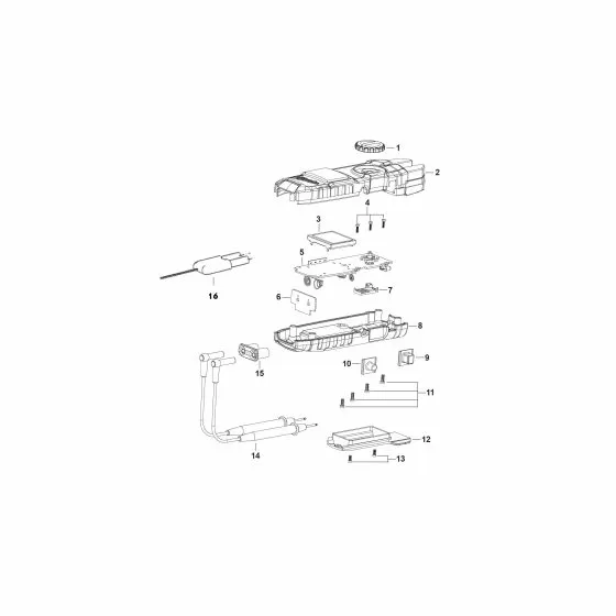 Milwaukee 2206-40 Spare Parts List