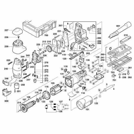 Milwaukee FSPE 110 X Spare Parts List Type: 4000415249