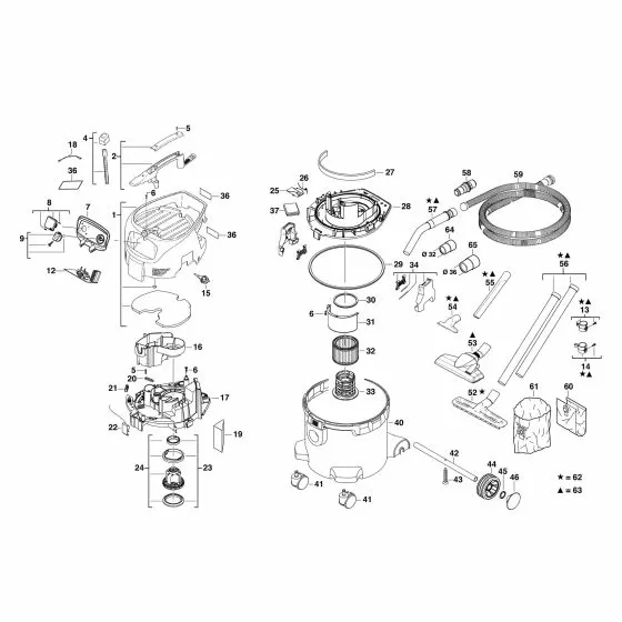 Milwaukee AS 300 ELCP Spare Parts List Type: 4000410551