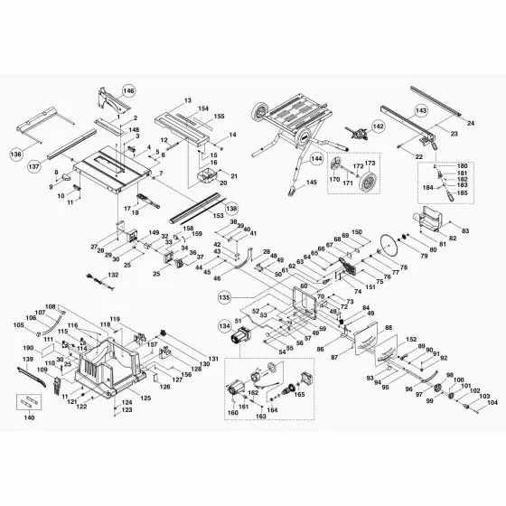 Buy A AEG TS250K  Spare part or Replacement part for Your Circular Saw and Fix Your Machine Today