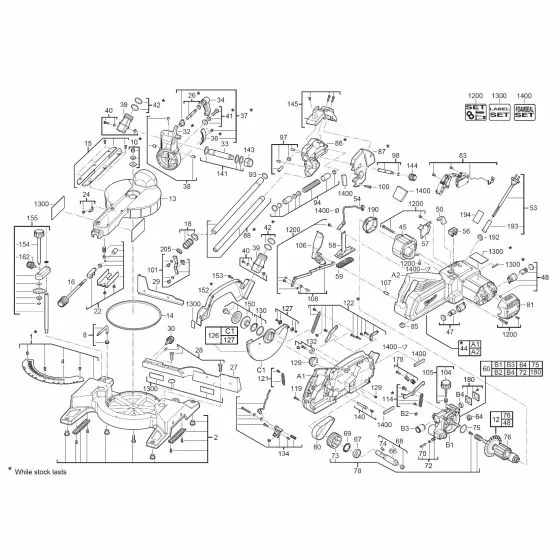 Milwaukee MS 216 Spare Parts List Type: 4000410921