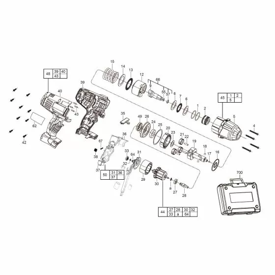 Buy A Milwaukee HD18HIWF ANVIL 4931416494 Spare Part Serial 4000447203