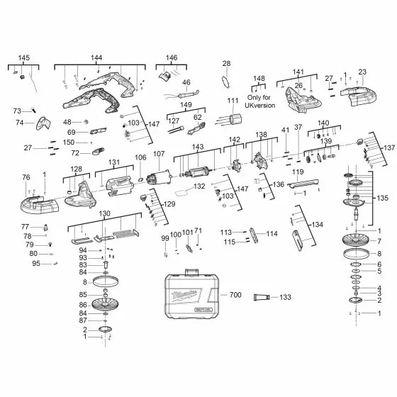 Buy A Milwaukee BS125110V Spare part or Replacement part for Your BandSaw and Fix Your Machine Today