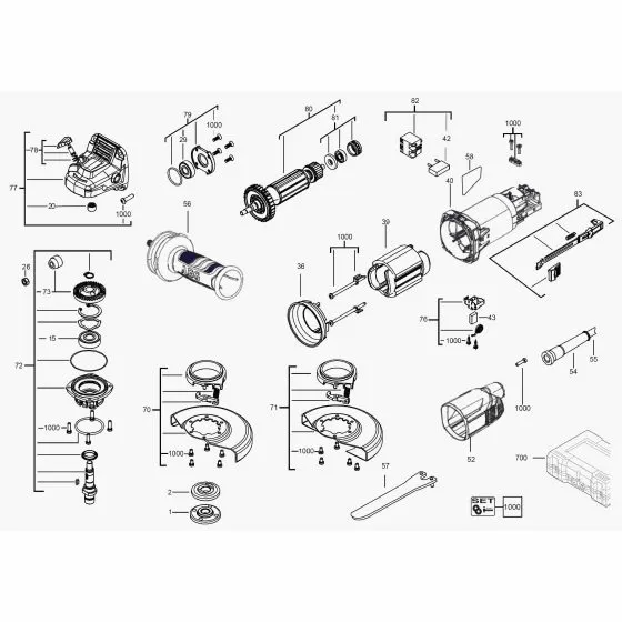 Buy A AEG WS10115  Spare part or Replacement part for Your Angle Grinder and Fix Your Machine Today