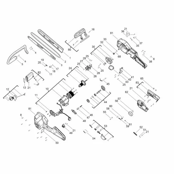 Milwaukee M18 FCHS35 WRENCH 4931465931 Spare Part Serial 4000491102