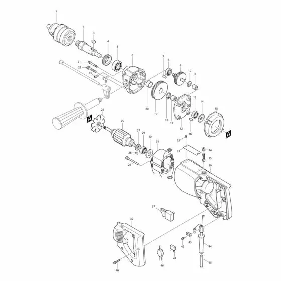 Buy A Makita 6300L Spare part or Replacement part for Your Angle Drill and Fix Your Machine Today