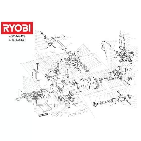 Ryobi EMS216L Spare Parts List Type: 5133001197