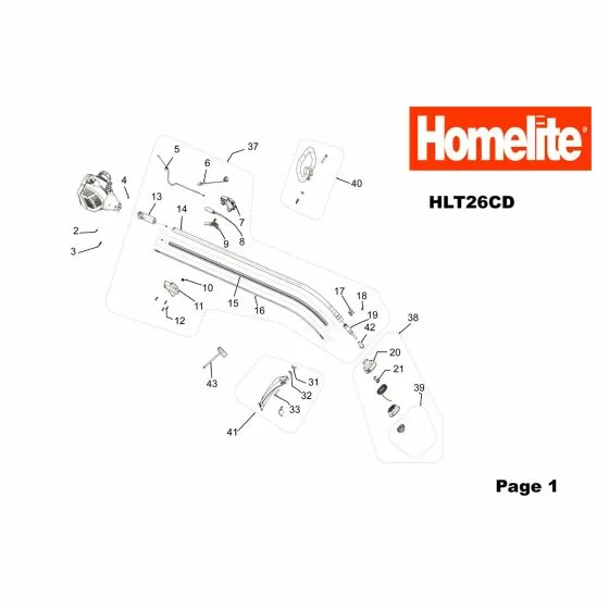 Homelite HLT26CD Picture 1