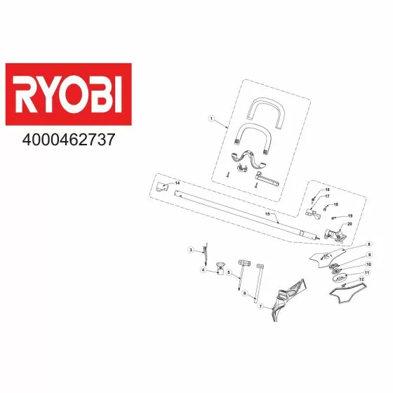 Buy A Ryobi ABC03  Spare part or Replacement part for Your Brushcutter and Fix Your Machine Today