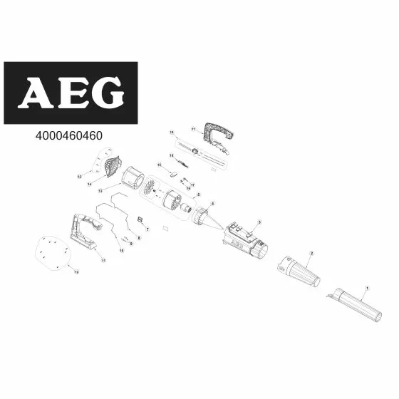 Buy A AEG ABL18B  Spare part or Replacement part for Your Blower and Fix Your Machine Today