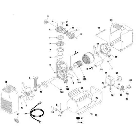 Buy A Makita AC640 CARTER AC640 7670090000 Spare Part and Fix Your Air Compressor Today