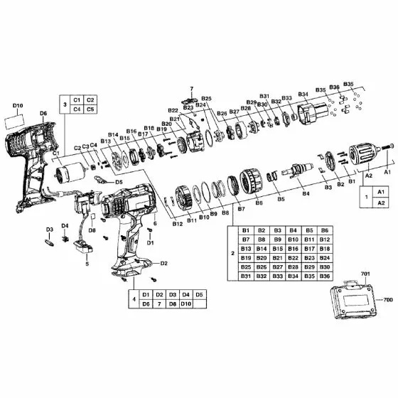 AEG OMNI300KIT5 RUBBER BUFFER  4931435619 Spare Part Serial No: 4000431781