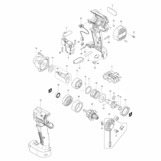 Buy A Makita BTW103 Spare part or Replacement part for Your Impact Wrench and Fix Your Machine Today