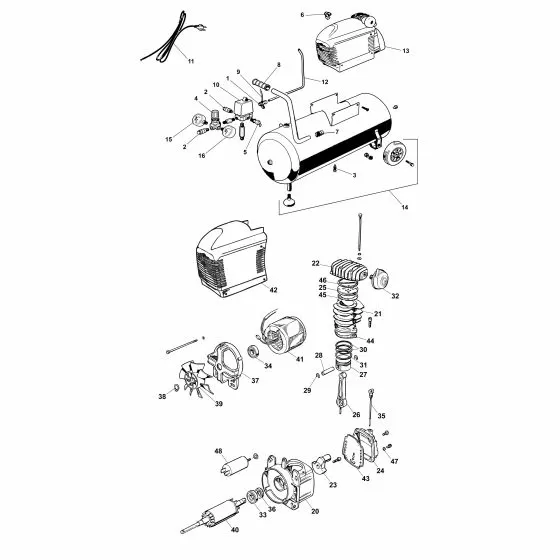 Bostitch C24-E Spare Parts List