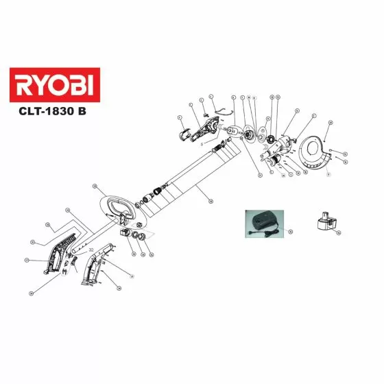 Buy A Ryobi CLT1830B  Spare part or Replacement part for Your Line Trimmer and Fix Your Machine Today