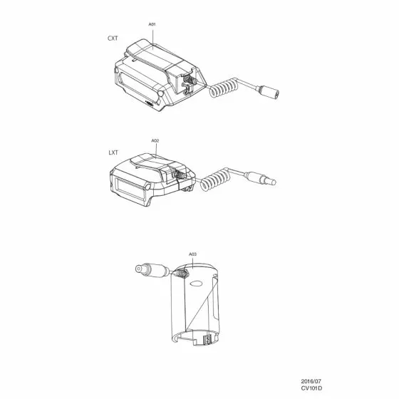 Buy A Makita CV101D Spare part or Replacement part for Your Heated Jacket and Fix Your Machine Today