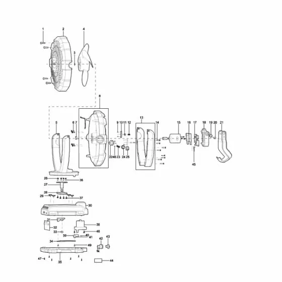 Buy A Makita DCF102 SHAKE HEAD-POM 2 CF101D TE00000203 Spare Part and Fix Your Fan Today