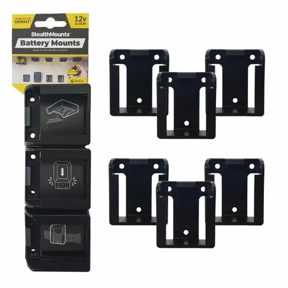 Dewalt 10.8 & 12v Battery Mounts