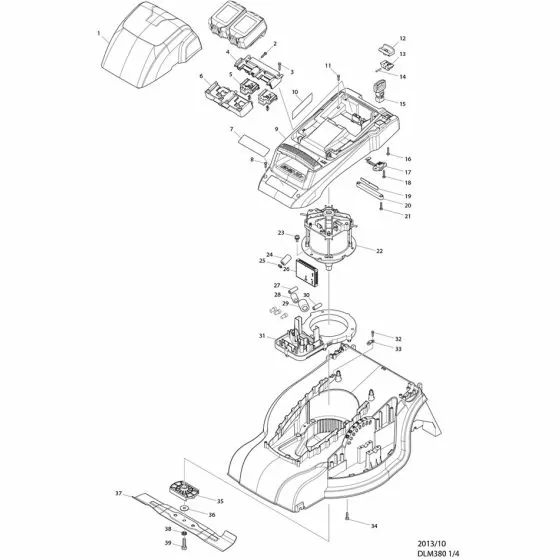 Buy A Makita DLM380 Spare part or Replacement part for Your Lawnmower and Fix Your Machine Today