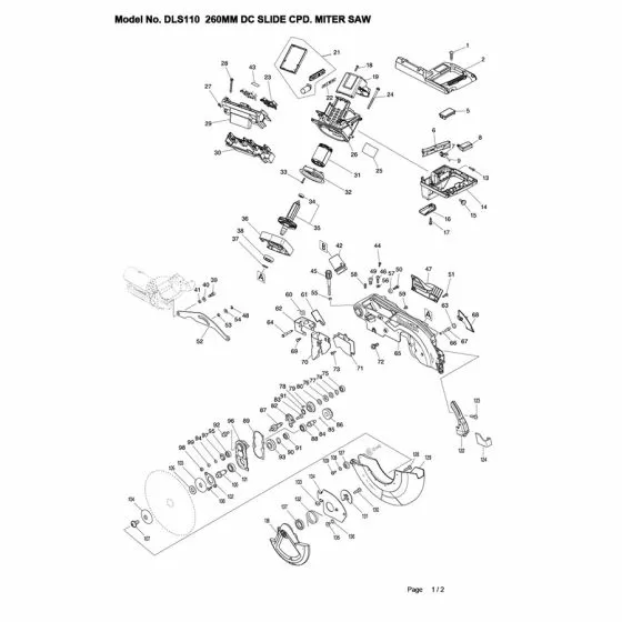 Buy A Makita DLS110 Spare part or Replacement part for Your Mitre Saw and Fix Your Machine Today