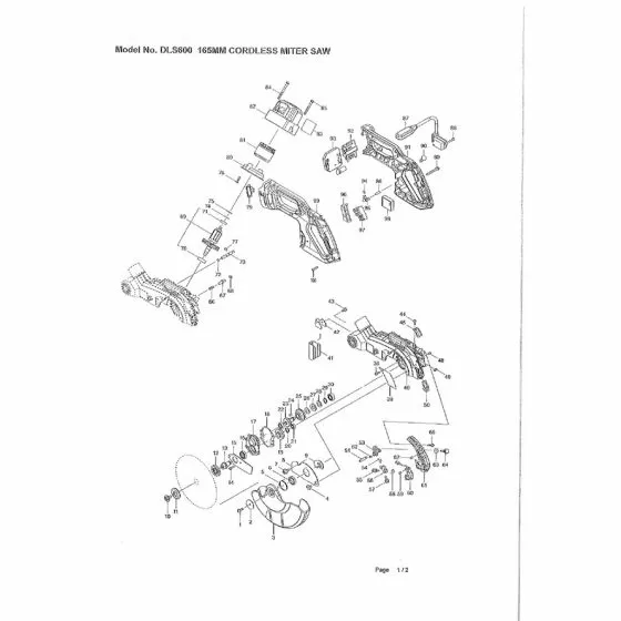 Buy A Makita DLS600 Spare part or Replacement part for Your Mitre Saw and Fix Your Machine Today