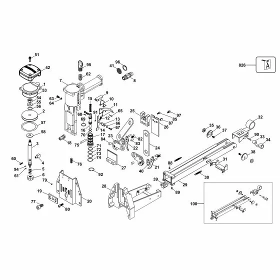 Bostitch DS-3219-E Spare Parts List