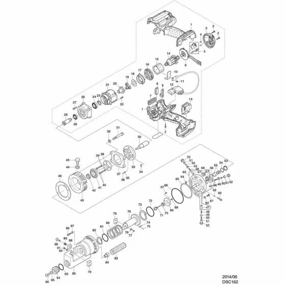 Buy A Makita DSC162 HEX WRENCH 4 DUR/X360/DBC260L 783202-0 Spare Part and Fix Your Rebar Cutter Today