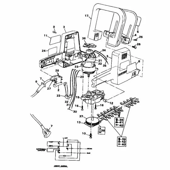 Black & Decker FT620 Spare Parts List Type: 1