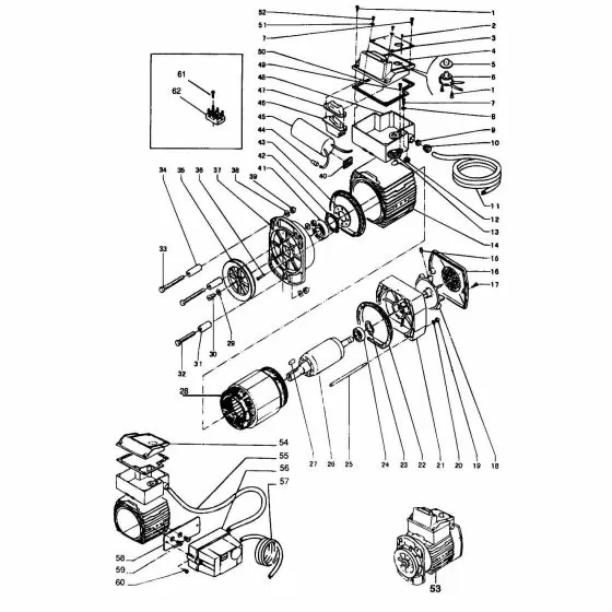 Dewalt DW1150-AA Spare Parts List Type 1