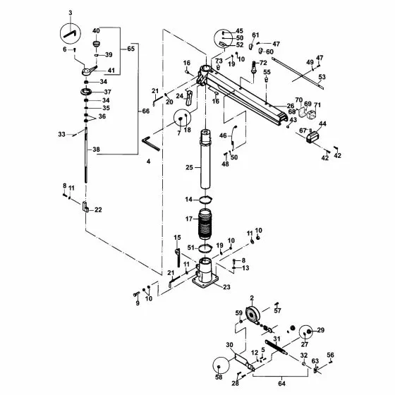 Dewalt DW1163 PIN D.14X30 DW1150 863289-00 Spare Part Type 2