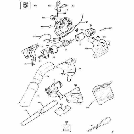 Buy A Black & Decker BV2500 IMPELLOR 370009 Spare Part Tye: 4