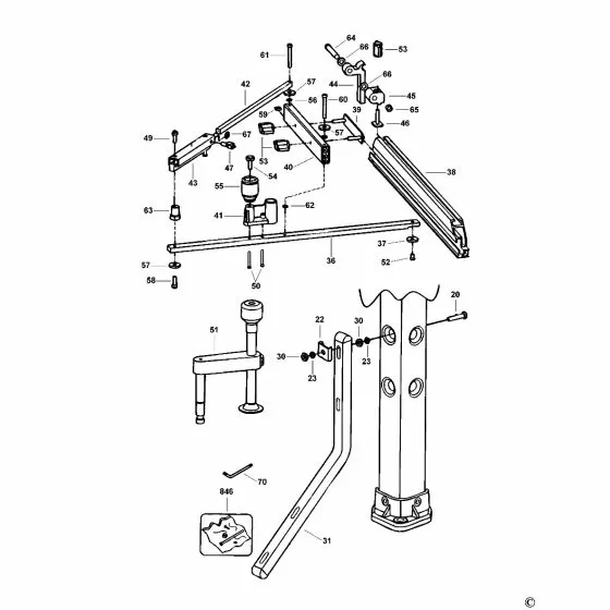 Dewalt D25012K Spare Parts List Type 10