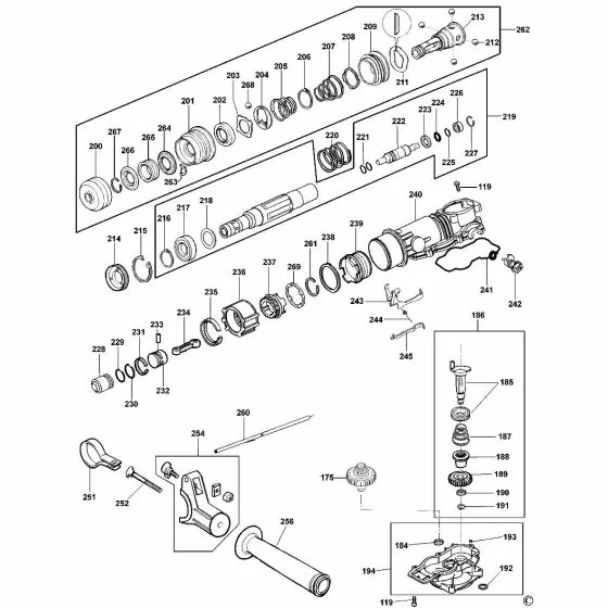 Dewalt DW540 SCREW 918825-04 Spare Part Type 3