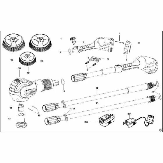 Buy A Black & Decker GPC900 CHARGER SA 90500849-01 Spare Part Tye: 1