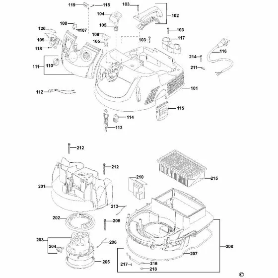 Dewalt D27902 Spare Parts List Type 1