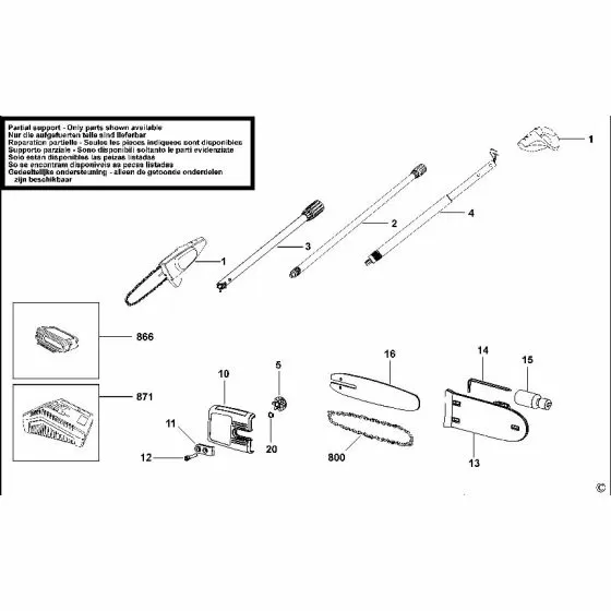 Black & Decker GPC1800L Spare Parts List Type: H1