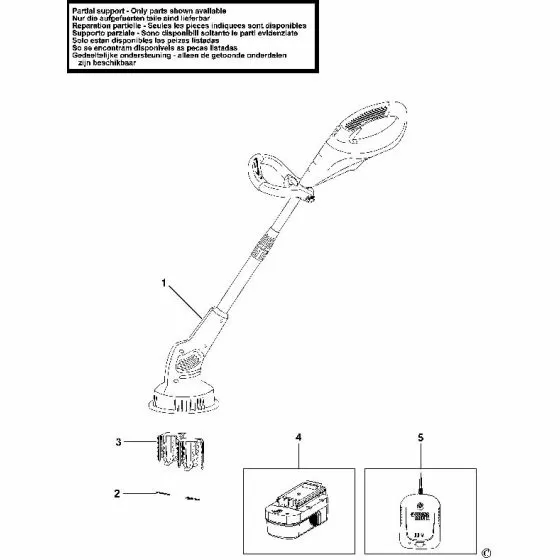 Black & Decker GXC1000 Spare Parts List Type: H2