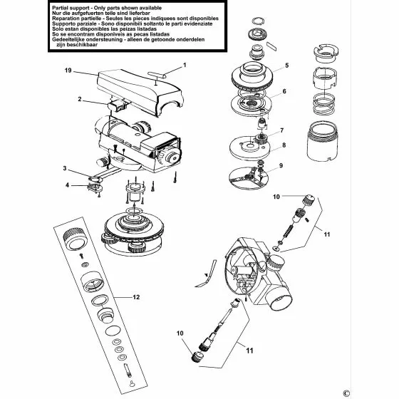 Stanley AL20N HUB Z55-70364-G Spare Part Type 1