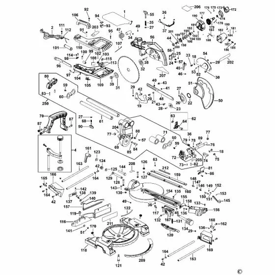 Stanley FME720 Spare Parts List Type 1